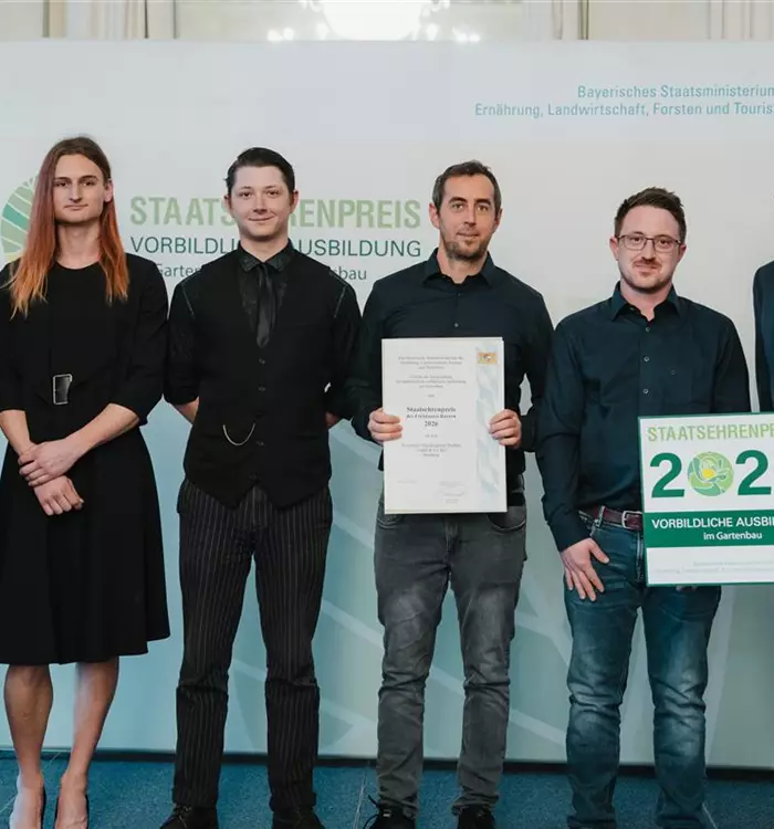 Vorbildliche Ausbildung im Gartenbau